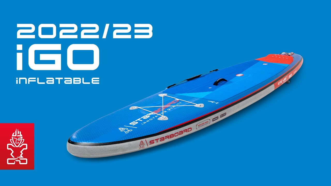 SUP дошка Starboard iGO Club Deluxe 12'0 блакитна