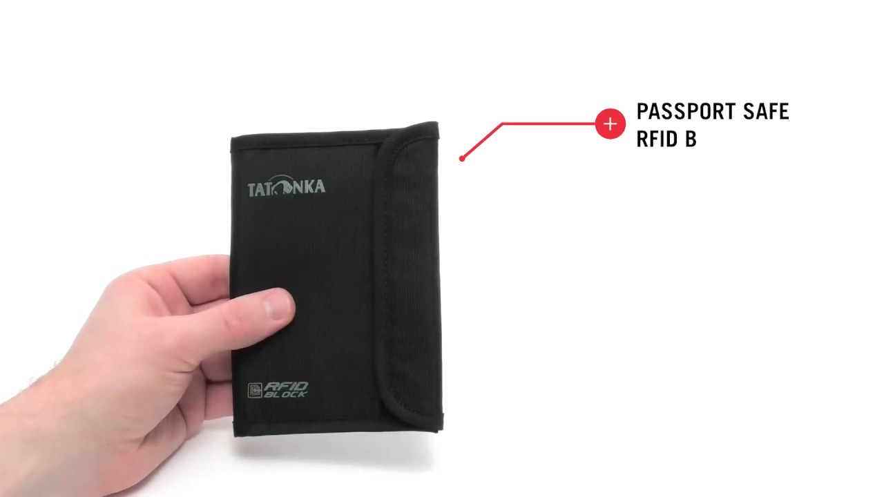 Гаманець Tatonka Passport Safe RFID B чорний