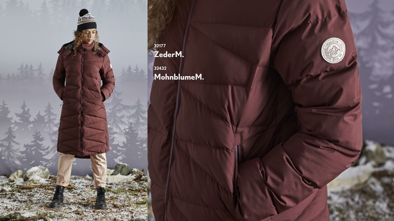 Пальто зимове жіноче Maloja W'S ZederM коричневе 32177-1-8451