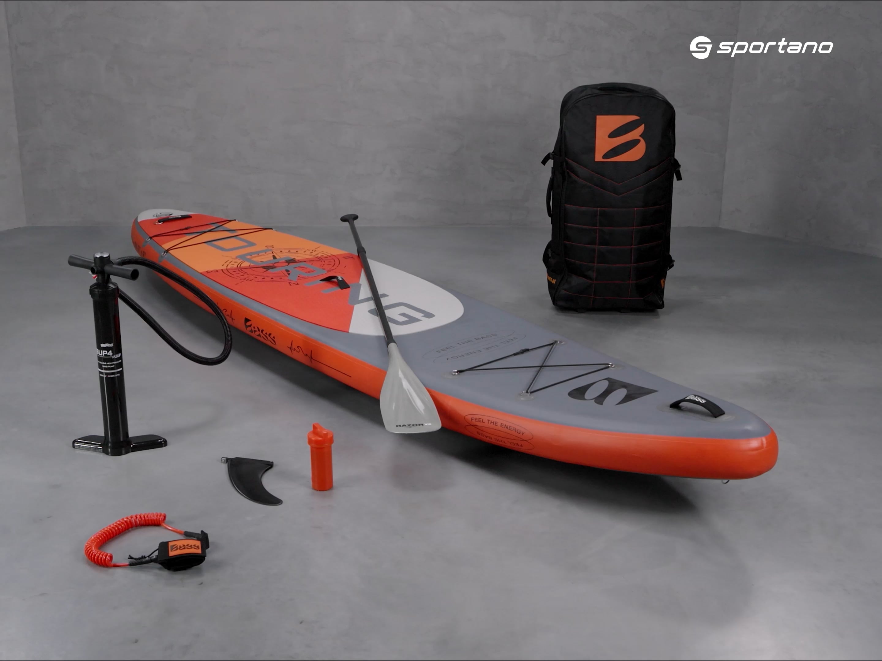 SUP дошка Bass Touring Pro 12'' сіра