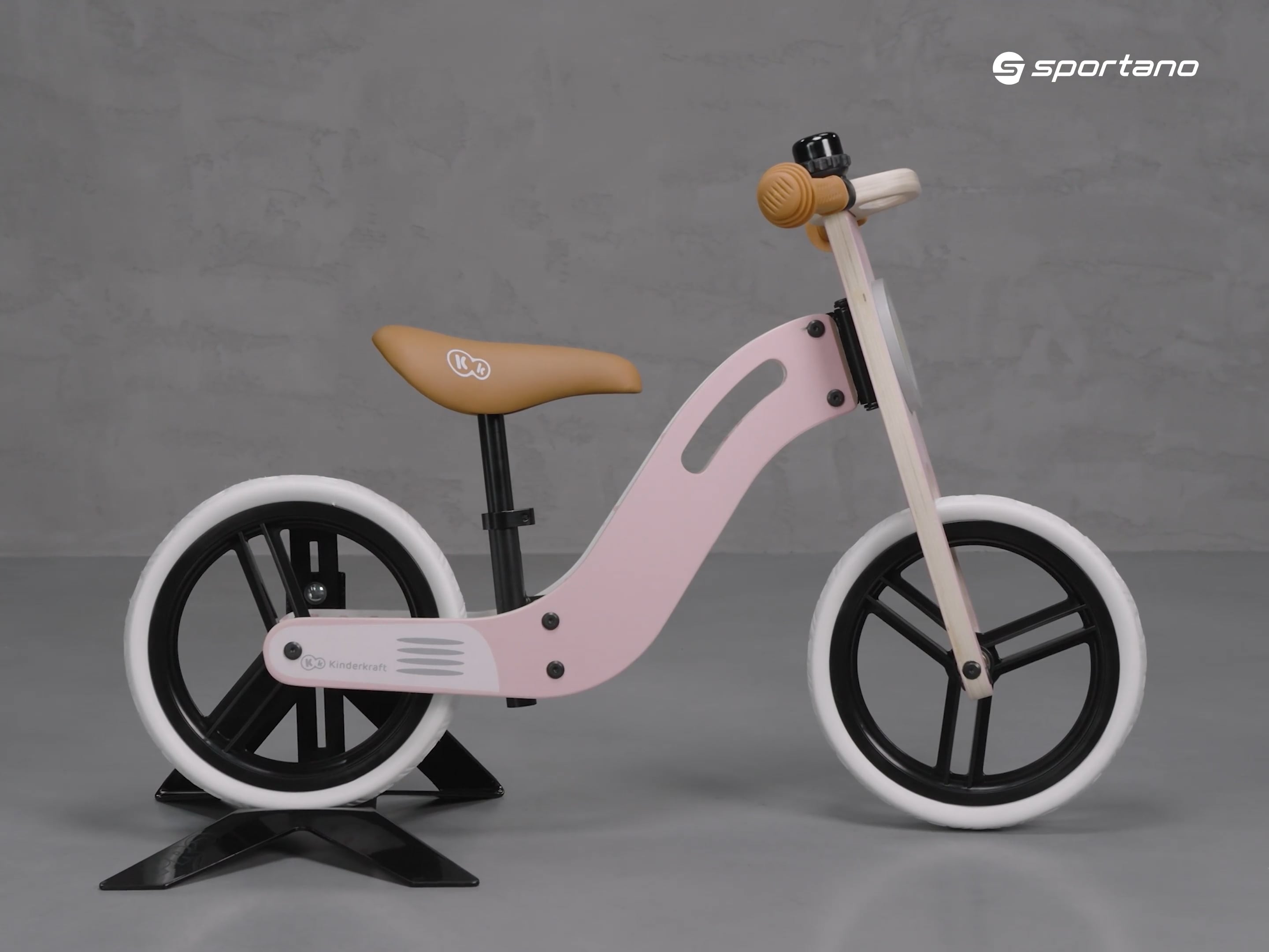 Велосипед біговий Kinderkraft Uniq світло-рожевий KKRUNIQPNK0000