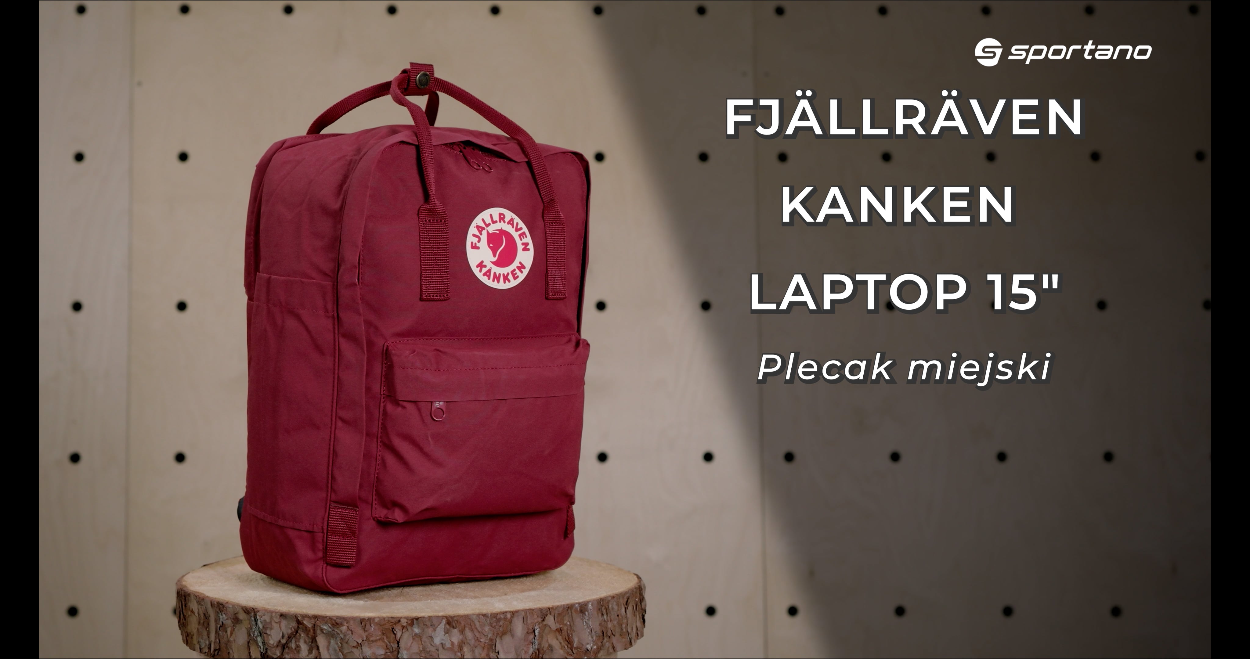Рюкзак міський Fjällräven Kanken Laptop 15" 18 l black