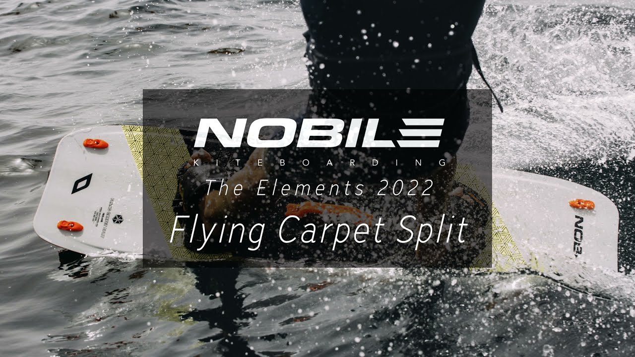 Кайтборд складаний Nobile Flying Carpet Split чорно-сірий K22