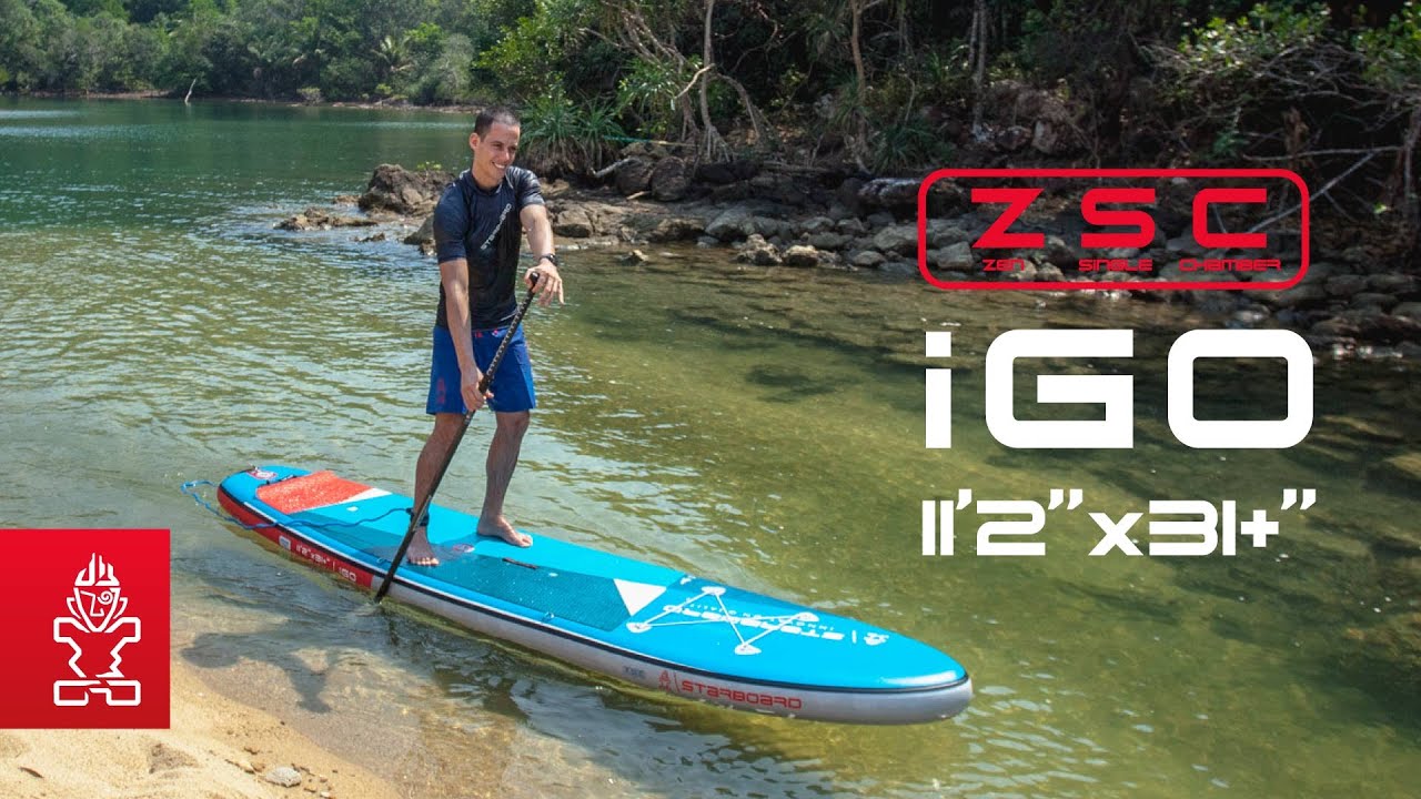 SUP дошка Starboard iGO Zen S 11'2" блакитна
