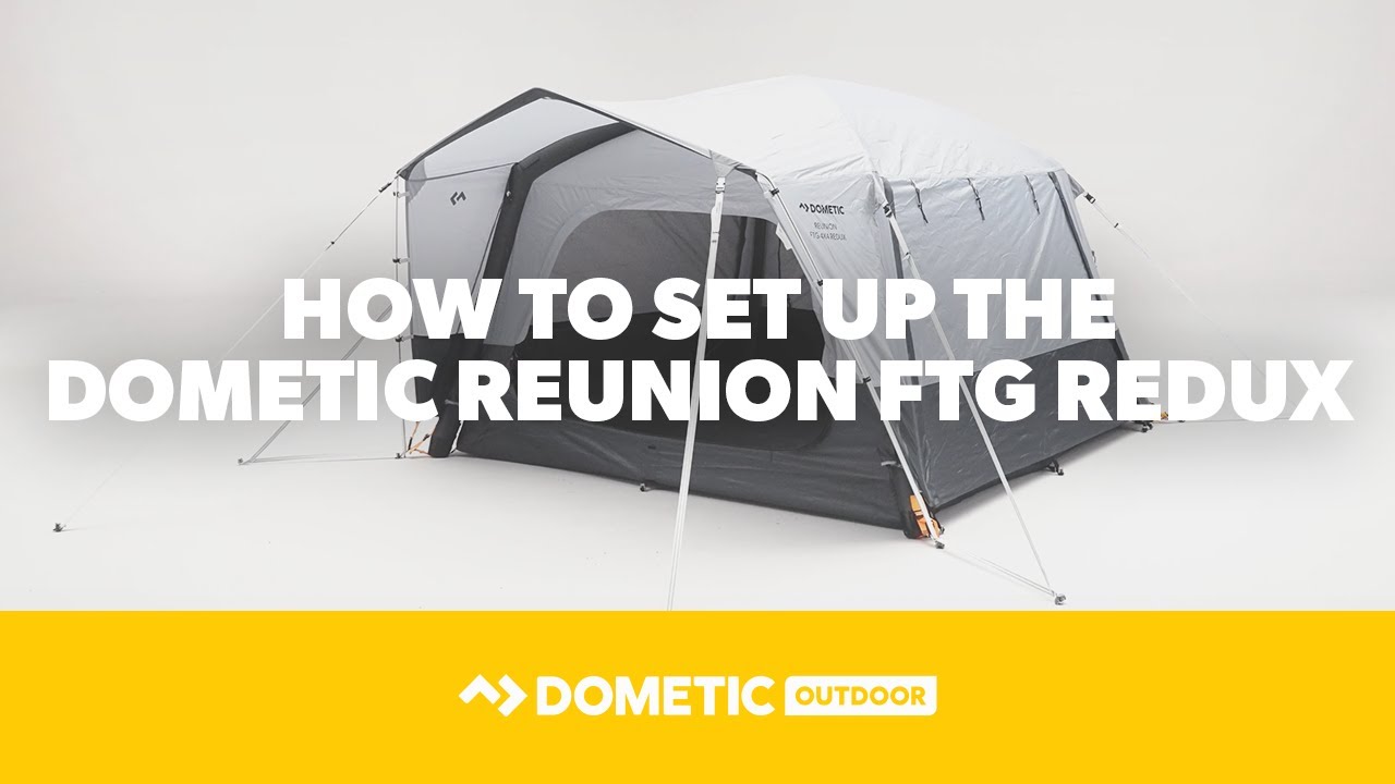 4-місний кемпінговий намет Dometic Reunion Ftg 4X4 Redux сіль/туман