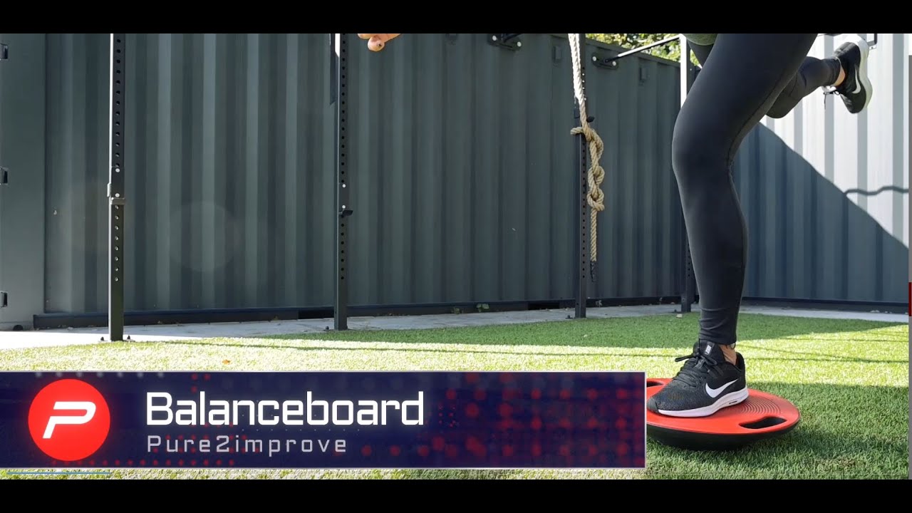Балансувальна платформа Pure2Improve Balance Board червоно-чорна 3593