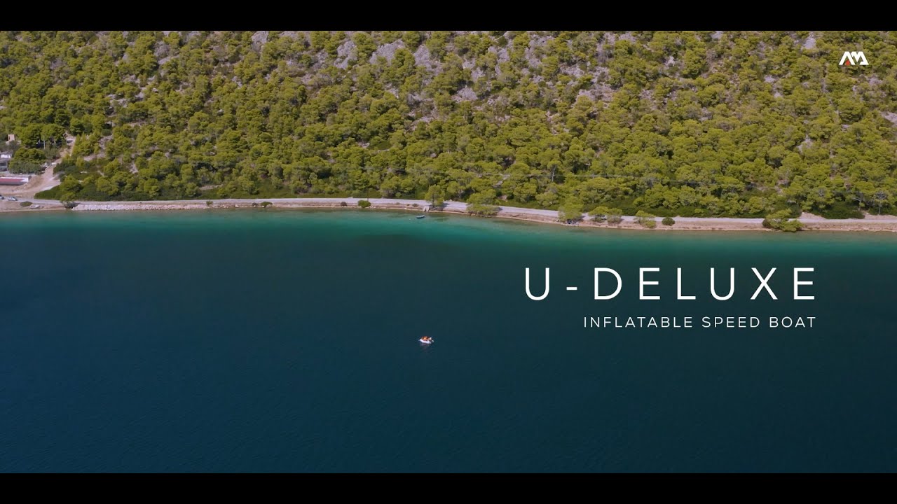 Човен надувний 3-місний Aqua Marina Deluxe U-Type Yacht Tender