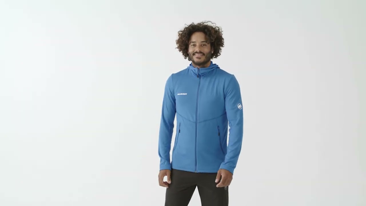 Кофта трекінгова жіноча Mammut Aconcagua Light ML Hooded синя