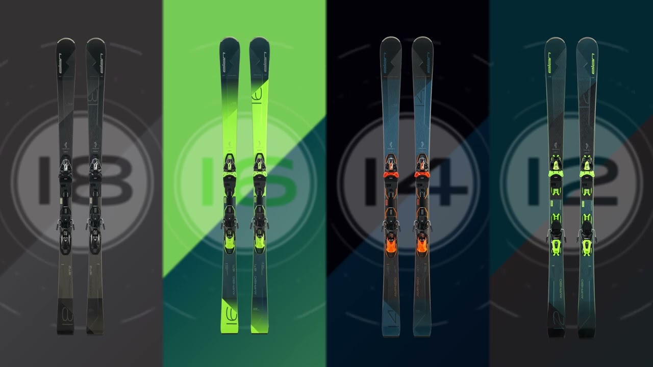 Лижі гірські Elan Amphibio 12 C PS + ELS 11 black/green