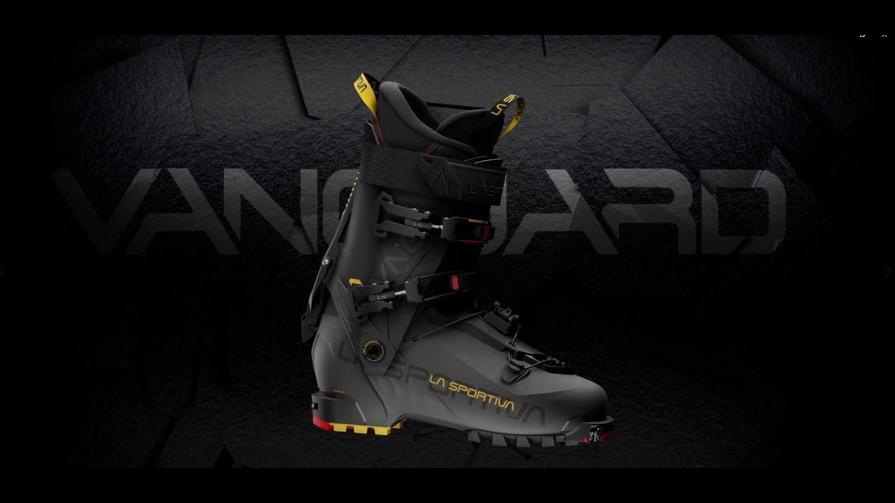 Черевики для скітуру чоловічі La Sportiva Vanguard сіро-жовті 89D900100