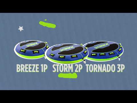 Плюшка для катання по воді JOBE Droplet Towable Set 2P блакитна 238822002
