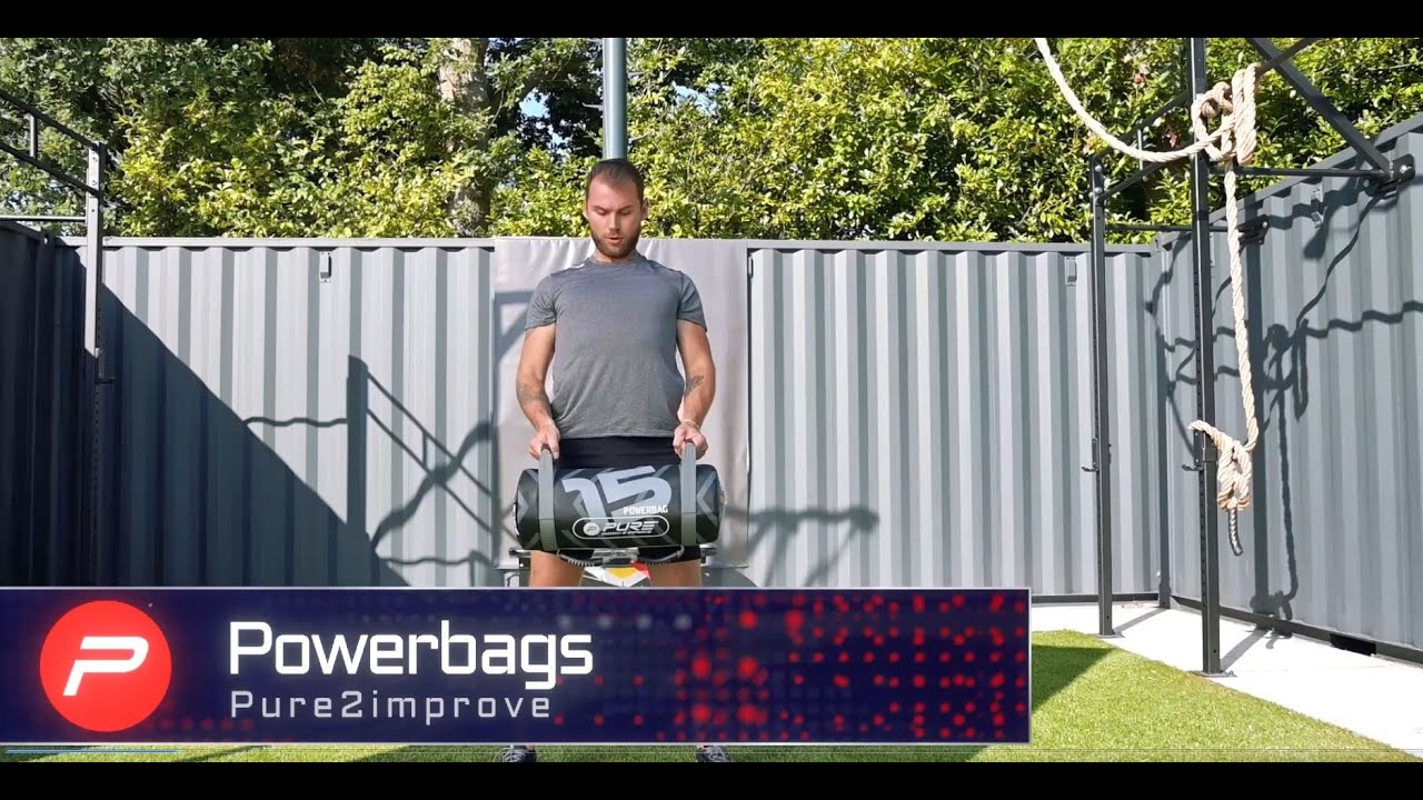 Мішок тренувальний 5 кг Pure2Improve Power Bag чорно-жовтий P2I201710
