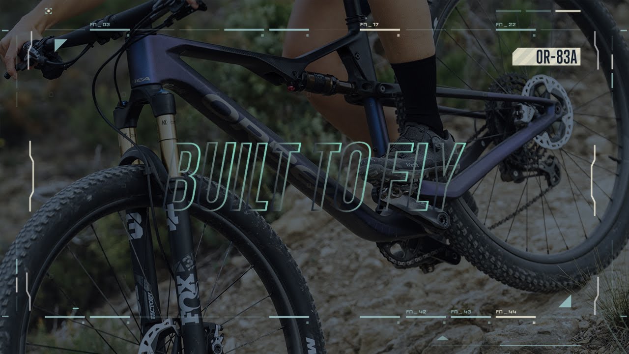 Гірський велосипед Orbea Oiz M20 2023 halo silver / blue carbon view