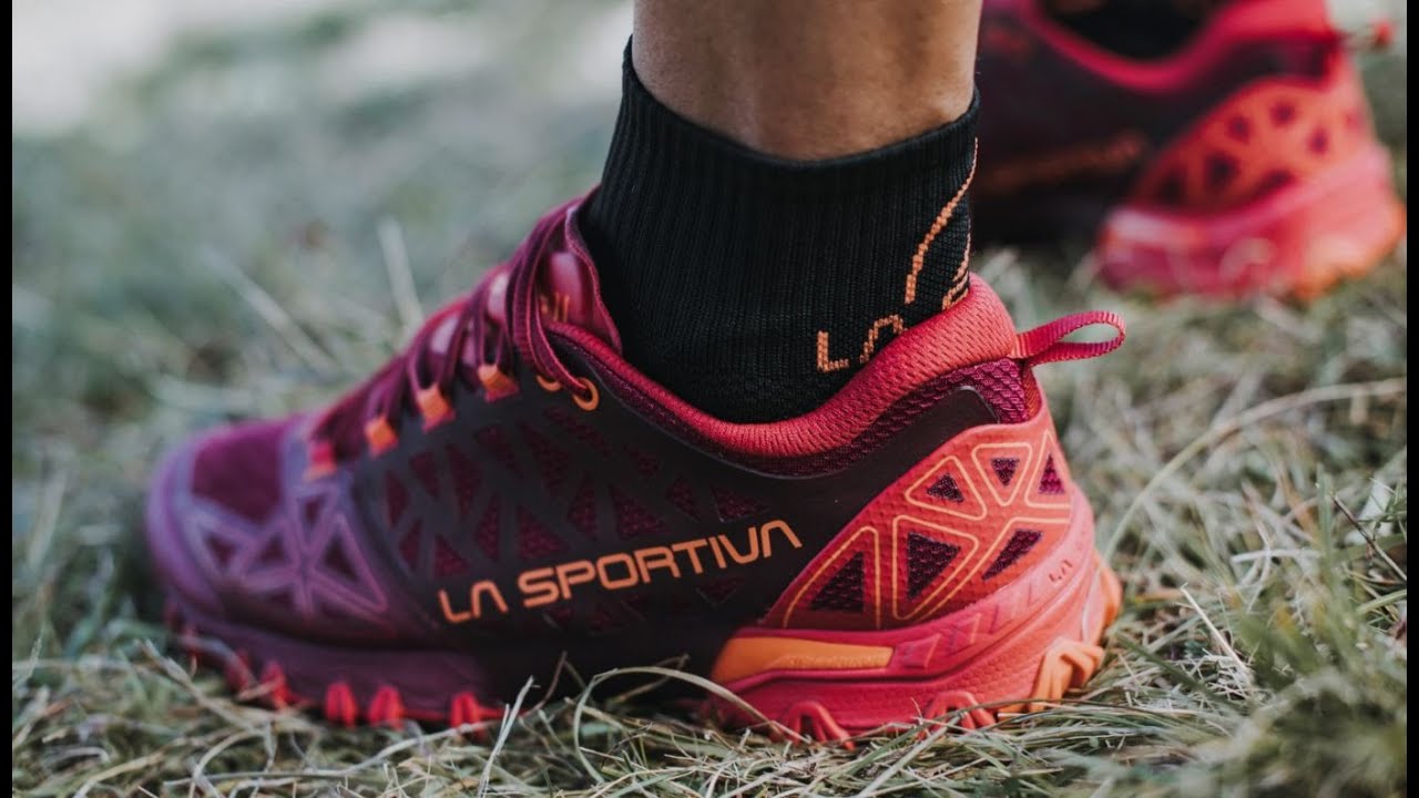 Кросівки для бігу чоловічі La Sportiva Bushido II блакитно-жовті 36S618705