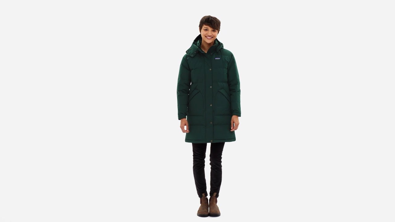 Пуховик жіночий Patagonia Downdrift Parka nouveau green