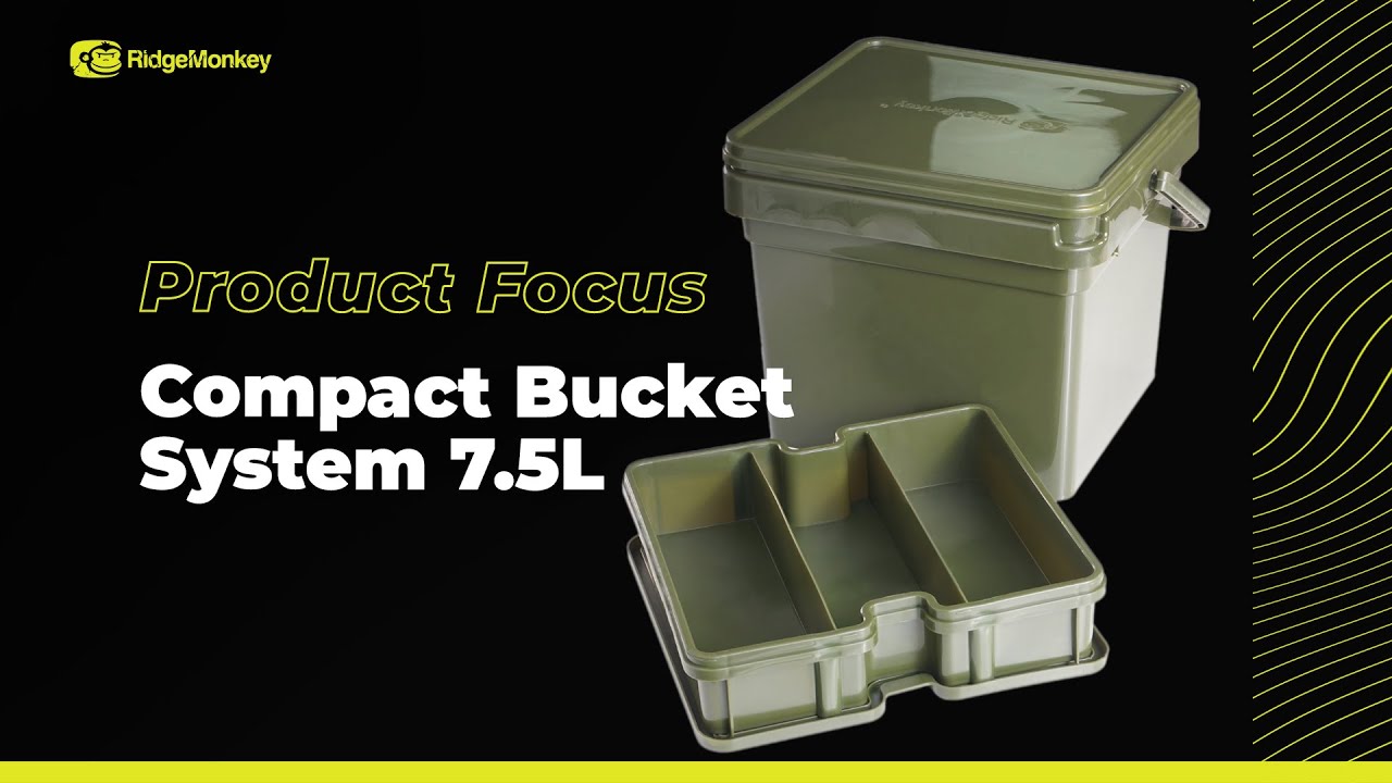 Відро для риболовлі RidgeMonkey Compact Bucket System зелене RM483