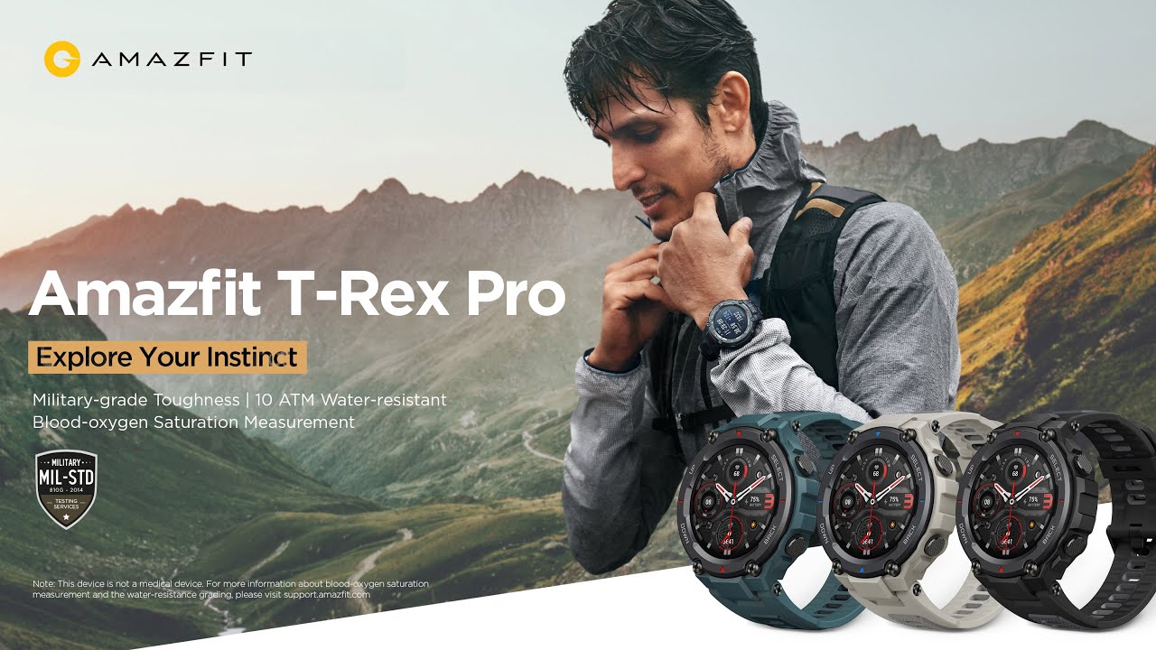 Годинник Amazfit T-Rex PRO desert grey W2013OV3N
