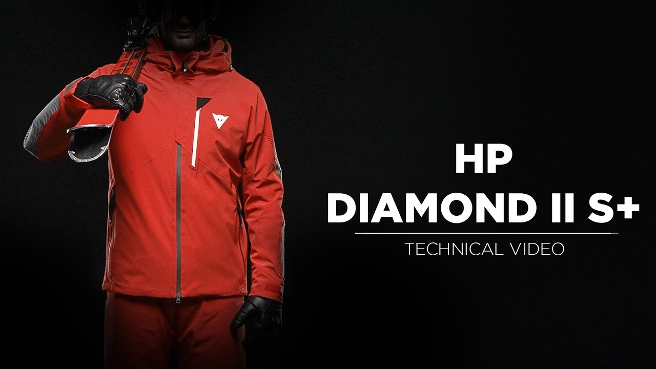 Куртка лижна чоловіча Dainese Hp Diamond II S+ червона 204749522