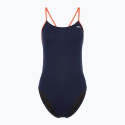 Купальник суцільний жіночий TYR Hexa Cutoutfit navy/orange