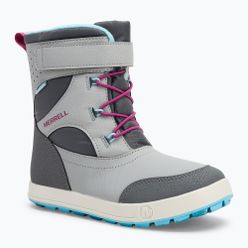 Черевики зимові дитячі Merrell Snow Storm 3.0 Wtrpf grey/turq