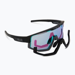 Сонцезахисні окуляри Bliz Fusion Small Nano Optics Nordic Light матові чорні/бегонія/фіолетово-блакитні