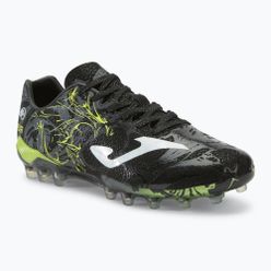 Кросівки футбольні чоловічі Supercopa AG black/lemon fluor