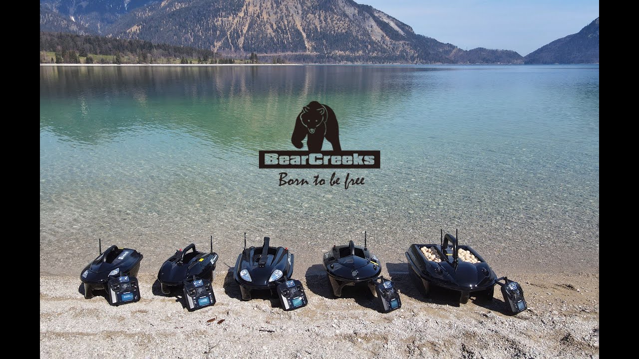 Човник для завозу прикормки BearCreeksiCatcher Bait boat 5.8GHz чорний BC.V3.LITH