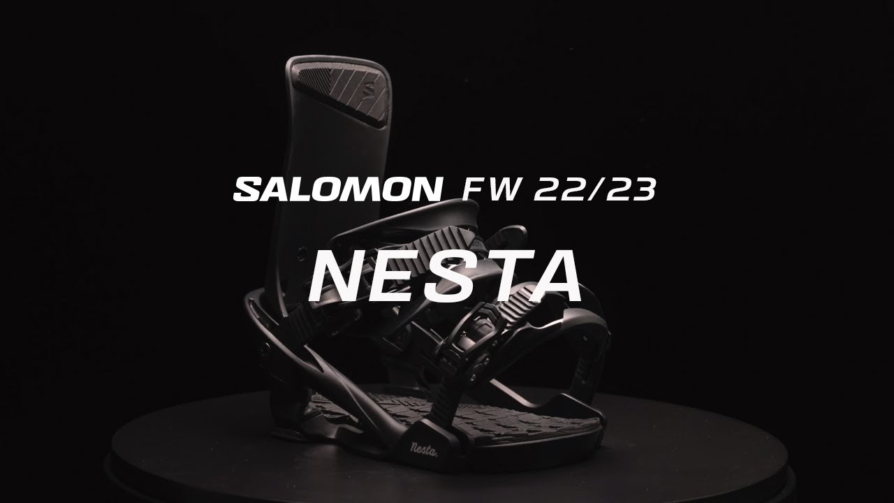 Кріплення сноубордичні жіночі Salomon Nesta чорні L41778100