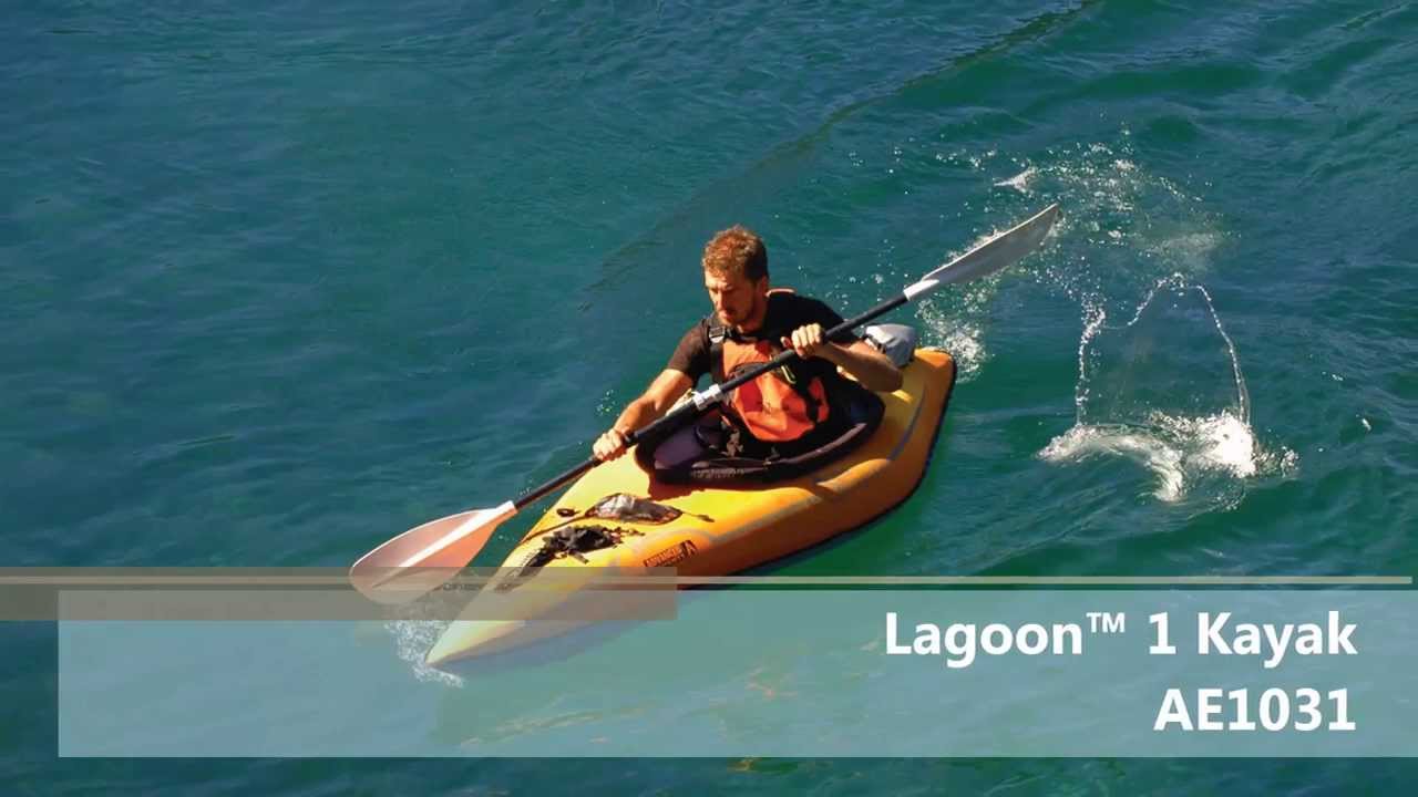 Байдарка надувна для 1 особи Advanced Elements Lagoon 1 TM orange/gray