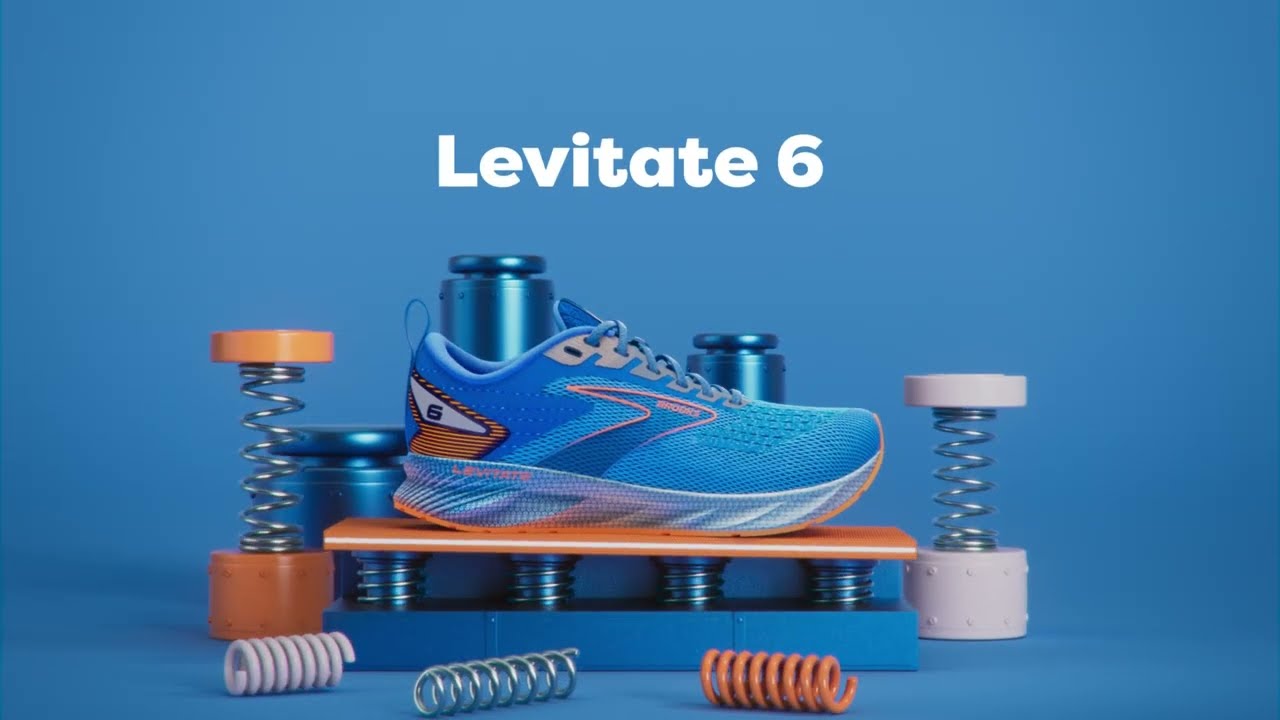 Кросівки для бігу чоловічі Brooks Levitate 6 classic blue/orange