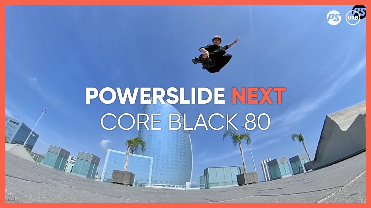 Роликові ковзани Powerslide Next Core 80 чорні 908329