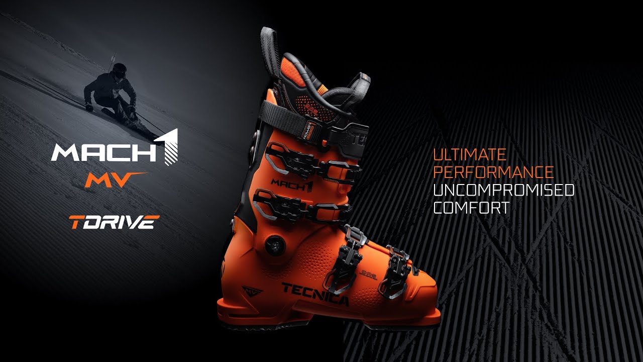 Черевики лижні чоловічі Tecnica Mach1 130 MV помаранчеві 10193100D55