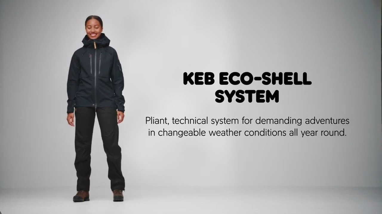 Куртка дощовик чоловіча Fjällräven Keb Eco-Shell deep forest