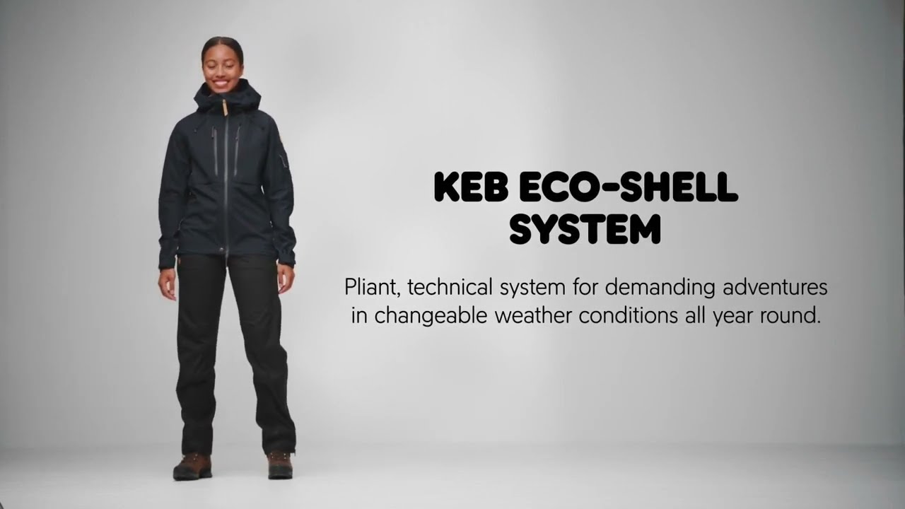 Куртка дощовик чоловіча Fjällräven Keb Eco-Shell black