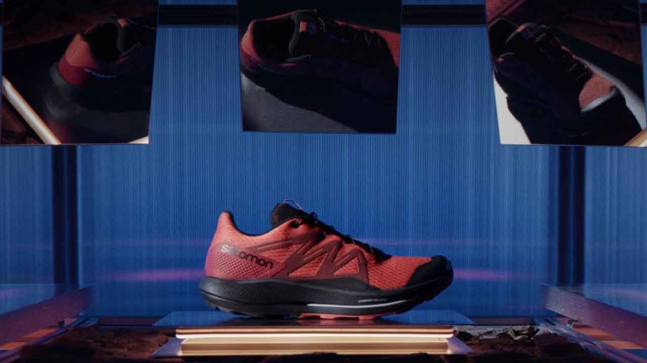 Кросівки для бігу чоловічі Salomon Speedcross 6 GTX black/red dahlia/poppy red